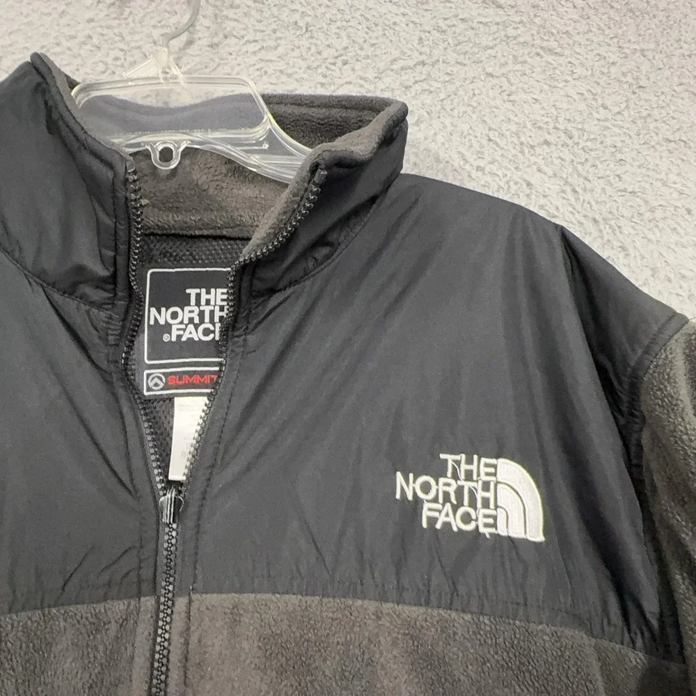 North Face Jacket Mens 2XL Gray Summit Series Gore Windstopper Fleece Full Zip